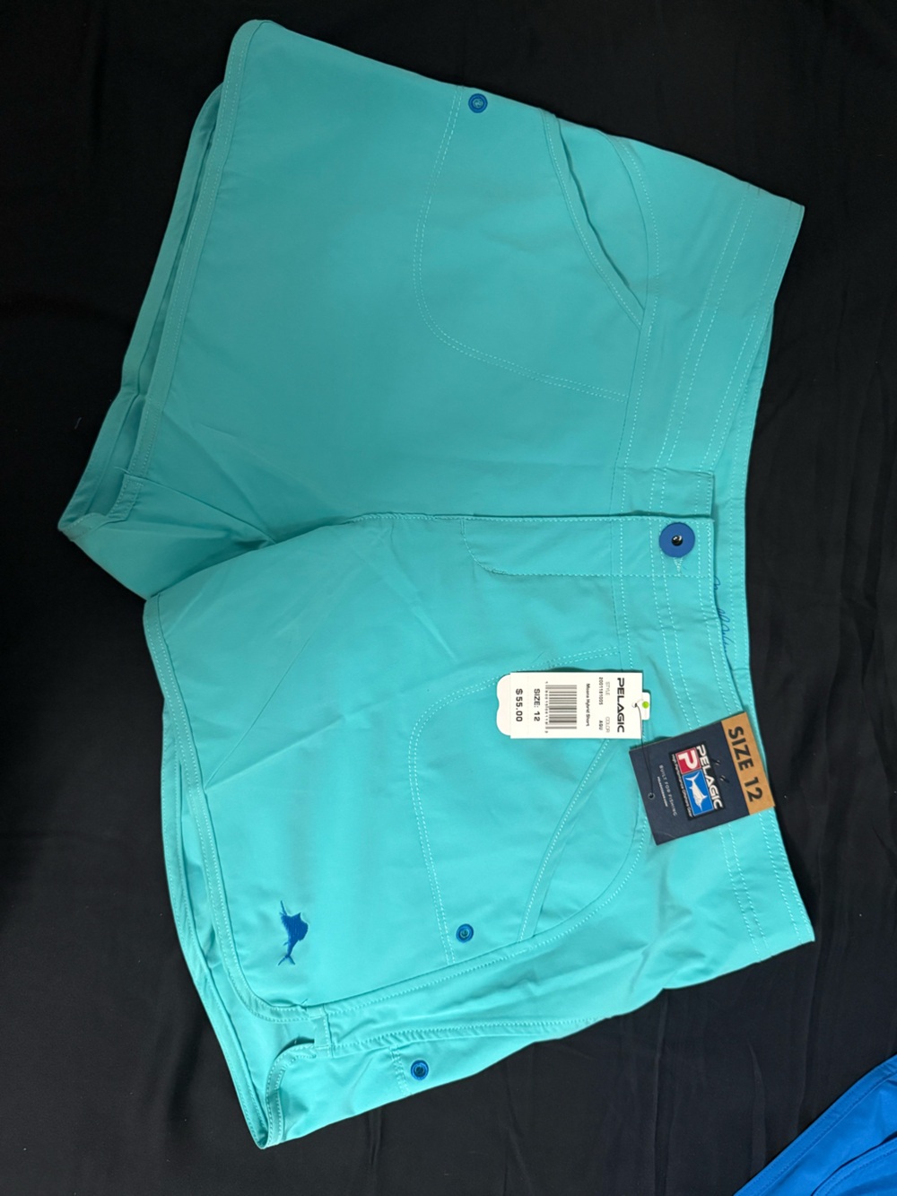 Pelagic Aqua Teal Performance Board Shorts